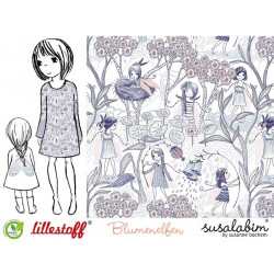 Bio Jersey Lillestoff - Blumenelfen